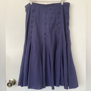 Coldwater Creek A-Line Skirt in Deep Purple